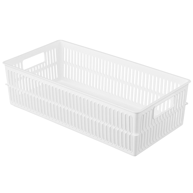 корзина ECONOVA Simplify 27,4х14х7,8см 2,5л пластик белый