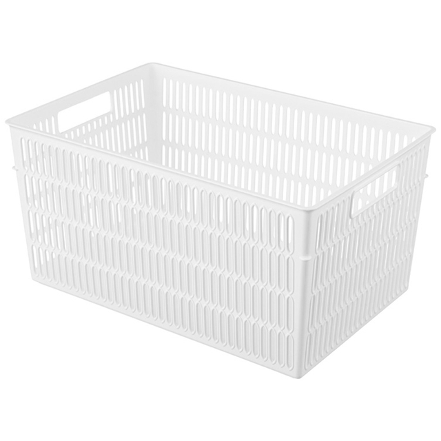 корзина ECONOVA Simplify 27,4х18,4х13,8см 6л пластик белый
