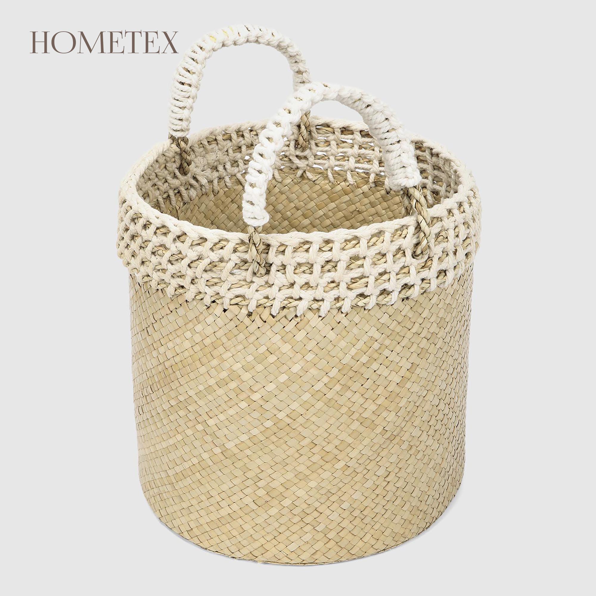 Корзина Hometex Natural pandan размер S 24х24х22 см