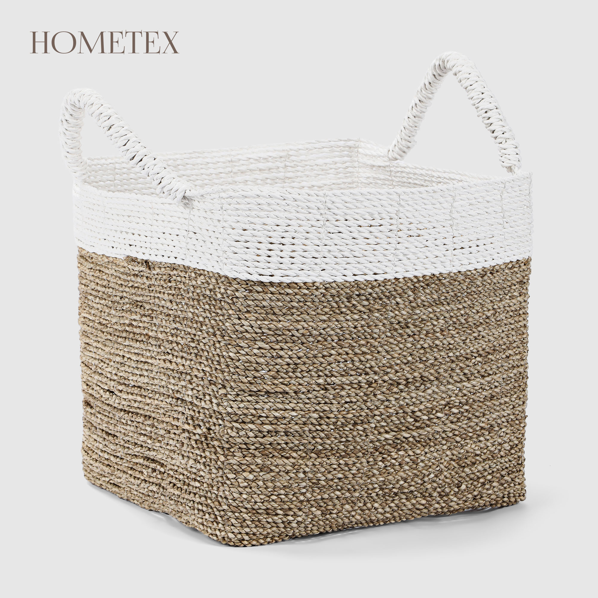 Корзина Hometex Seagrass synthetic mix natural размер M