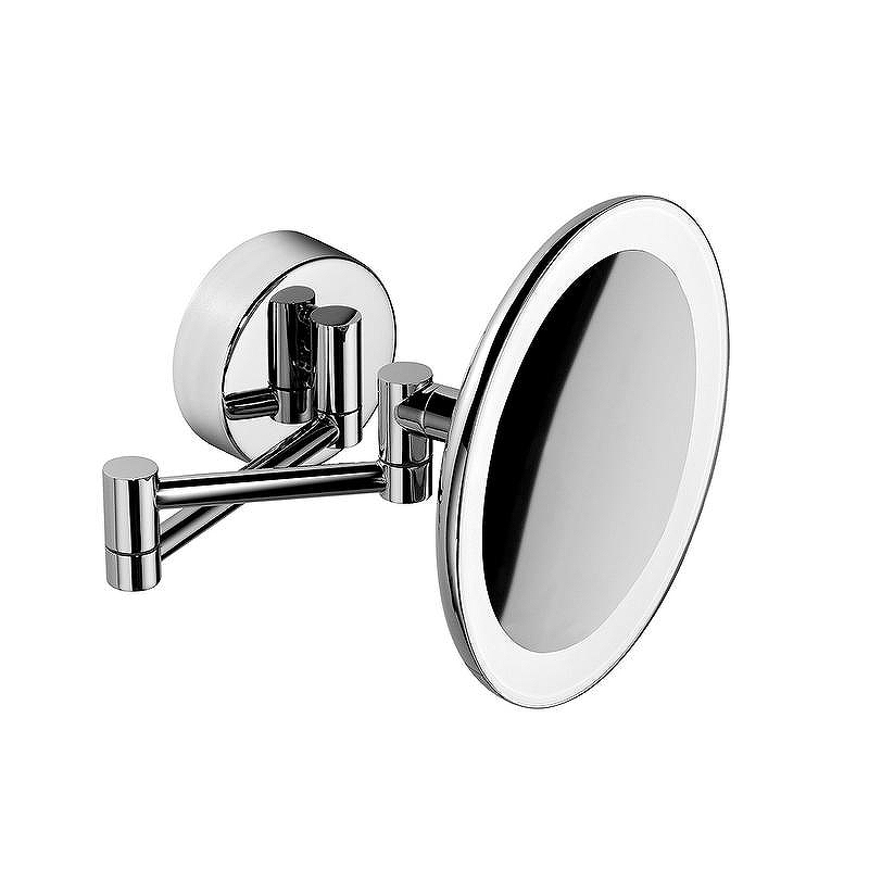 Косметическое зеркало Colombo Design Complementi B9751.CR с увеличением и подсветкой Хром