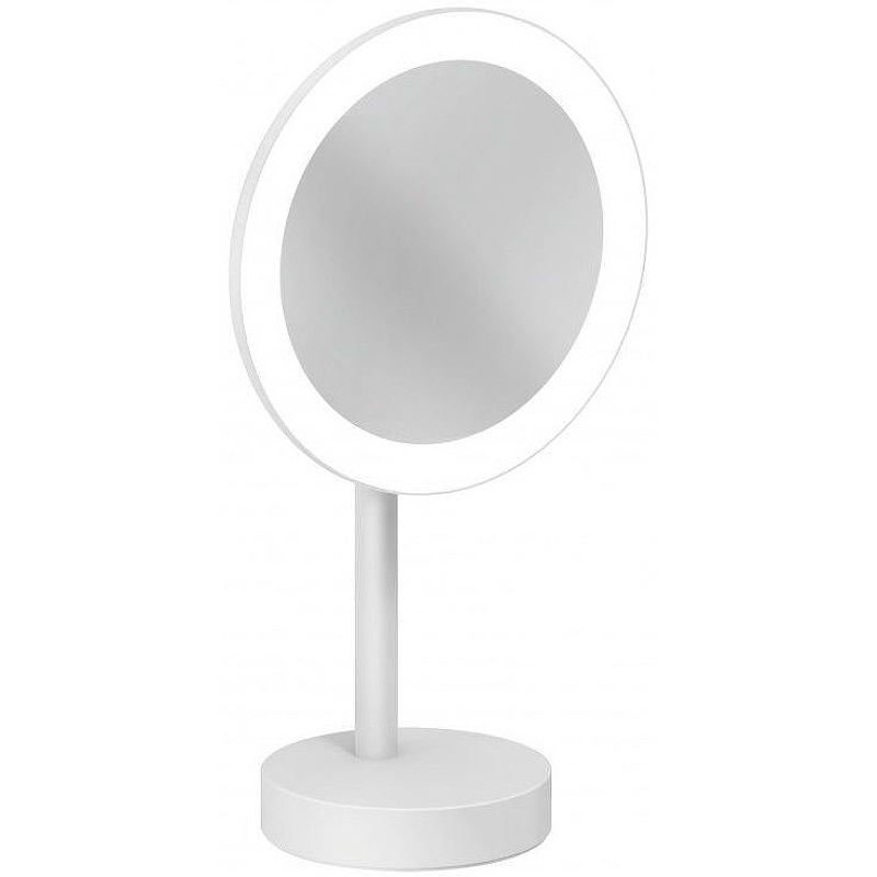 Косметическое зеркало Kludi Vela R 5899553F с подсветкой Белое матовое