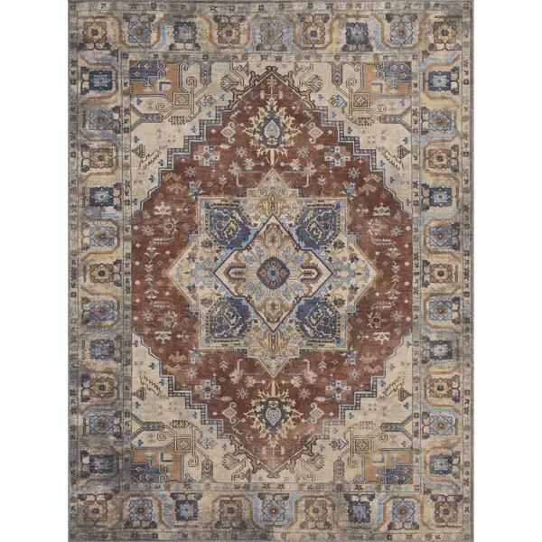 Ковер безворсовый Colaris 150x200 см красный