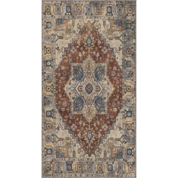 Ковер безворсовый Colaris 80x150 см красный