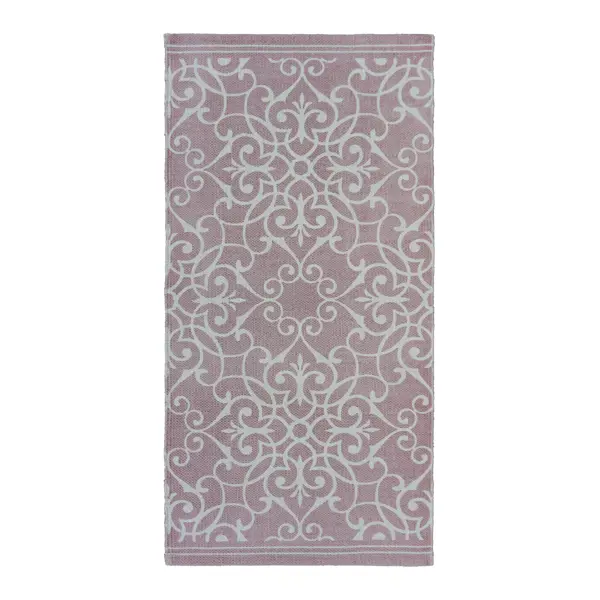 Ковер безворсовый KREAFORTA Lessa 60x120 см розовый