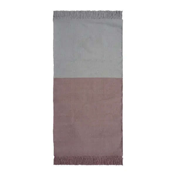 Ковер безворсовый KREAFORTA Madras 60x120 см розовый