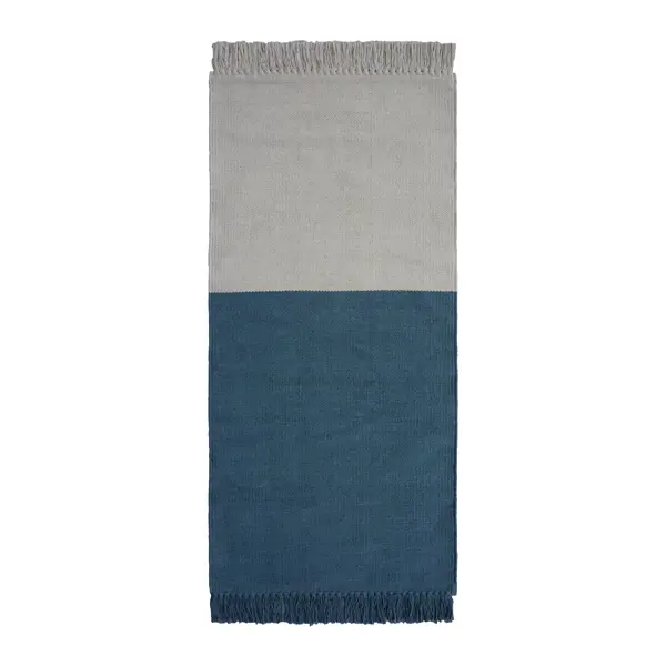 Ковер безворсовый KREAFORTA Madras 60x120 см синий