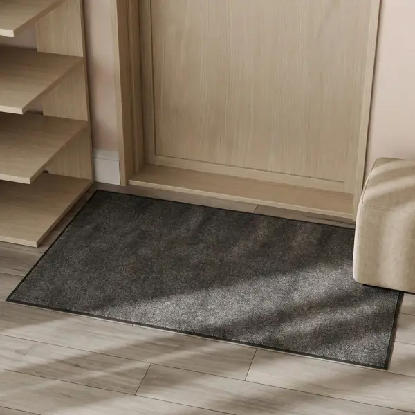 Ковер ПВХ Twist 120x240 см цвет серый