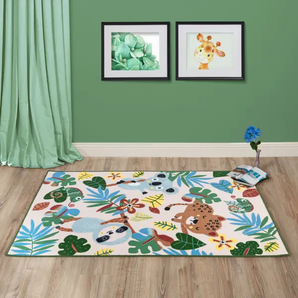 Ковер с коротким ворсом Бэби Тропики 100x150 см