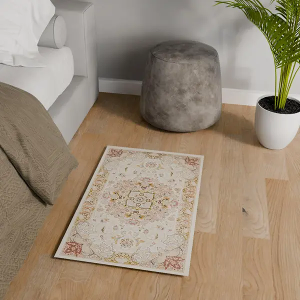 Ковер с коротким ворсом Иран Anisa 50x80 см кремовый