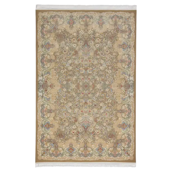 Ковер с коротким ворсом Иран Satin 150x225 см оливковый