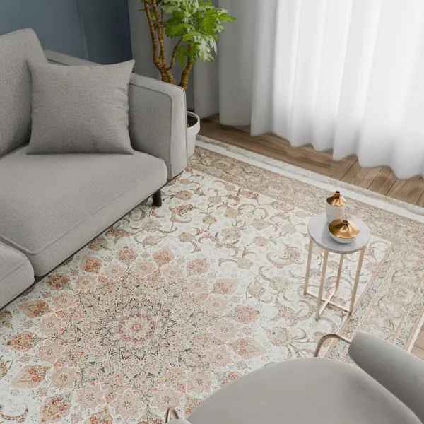 Ковер с коротким ворсом Иран Viyana 200x300 см кремовый