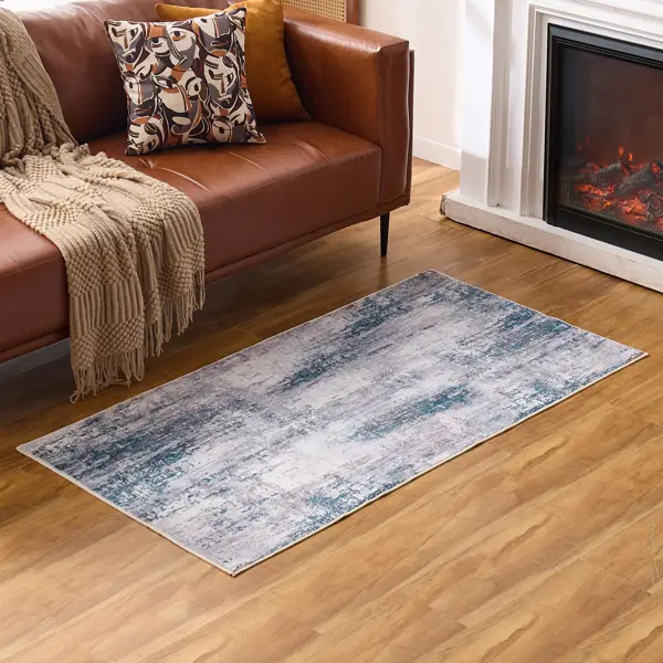 Ковер с коротким ворсом Lex 160x230 см M21 синий