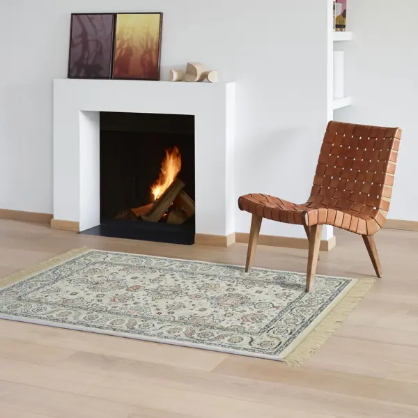Ковер с коротким ворсом вискозный Amalfi 67x110 см бежевый