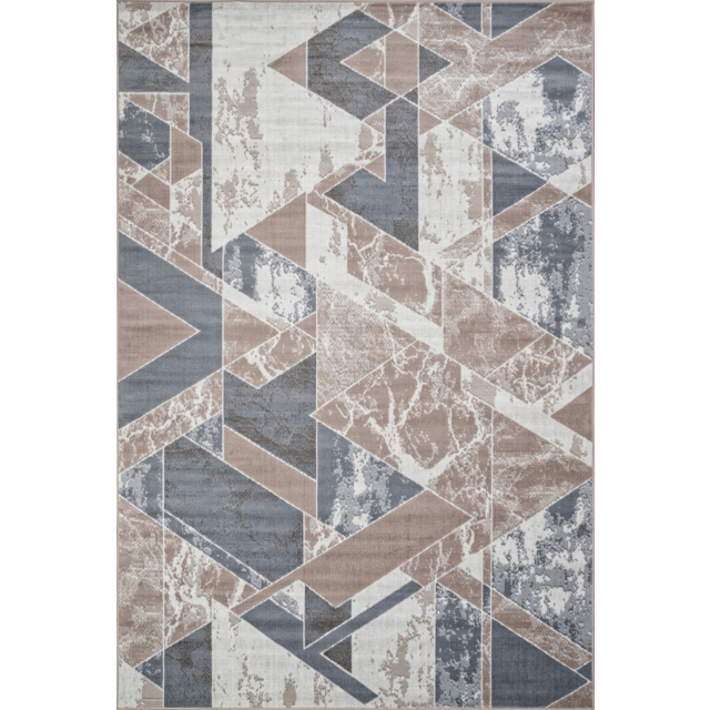 ковер Сиерра/Sierra 2000х3000мм полипропилен F354 BEIGE-BLUE