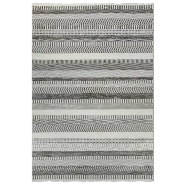 Ковер со средним ворсом Элегия 160x230 см M275A кремовый/серый