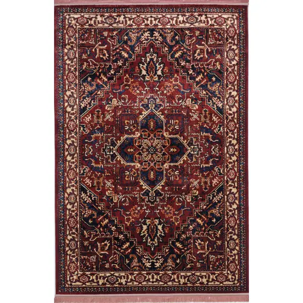 Ковер со средним ворсом Иран Savis 200x300 см SA114 сине-бежевый