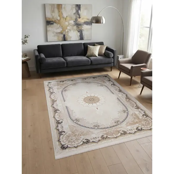 Ковер со средним ворсом Иран Vihan 11x100 Иран Vihan 100x150 см 128232 серо-бежевый