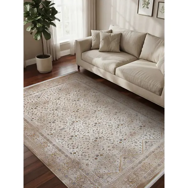 Ковер со средним ворсом Иран Vihan 20x250 Иран Vihan 250x350 см 128121 бежевый