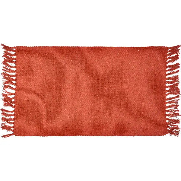 Коврик декоративный хлопок Solid Mat JBT-001-02 50x80 см цвет оранжевый