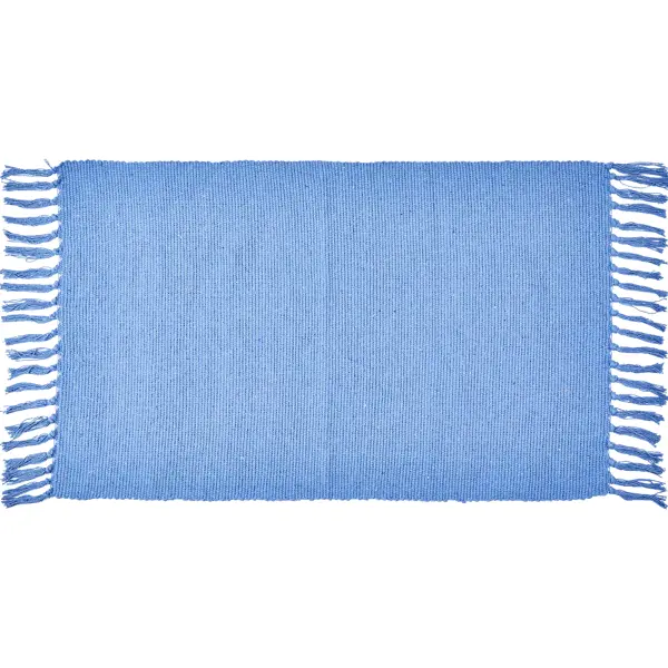 Коврик декоративный хлопок Solid Mat JBT-001-03 50x80 см цвет синий