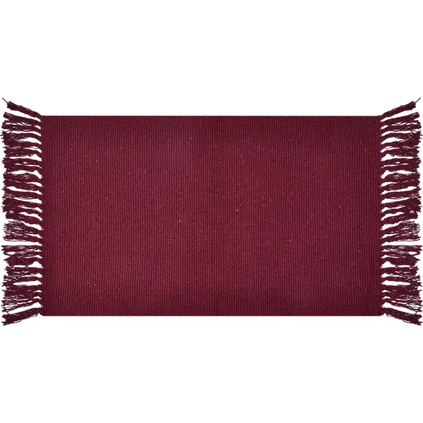 Коврик декоративный хлопок Solid Mat JBT-001-06 50x80 см цвет красный
