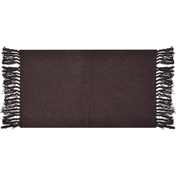 Коврик декоративный хлопок Solid Mat JBT-001-09 50x80 см цвет коричневый