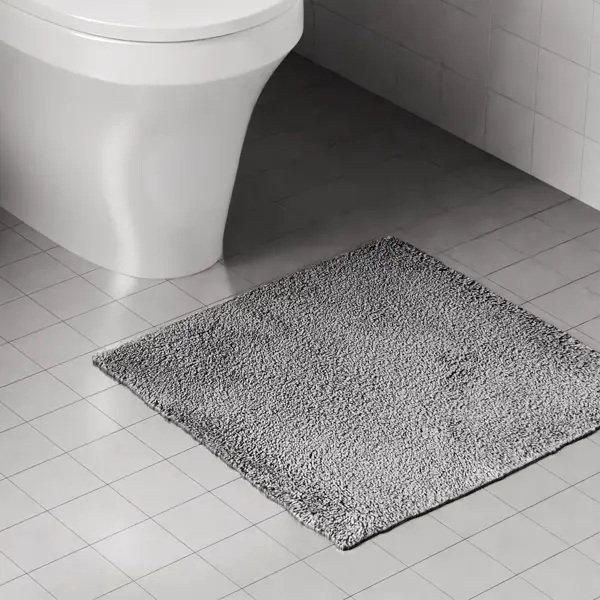 Коврик для туалета Lemer Vercor 50x50 см цвет серый