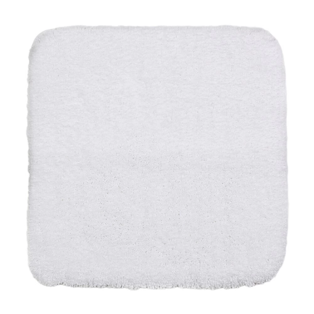 Коврик для ванной белый 57х55 см WasserKraft Kammel (BM-8345)