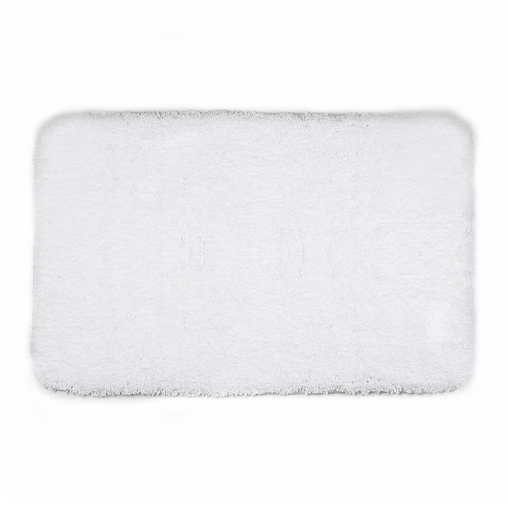 Коврик для ванной белый 90х57 см WasserKraft Kammel (BM-8315)