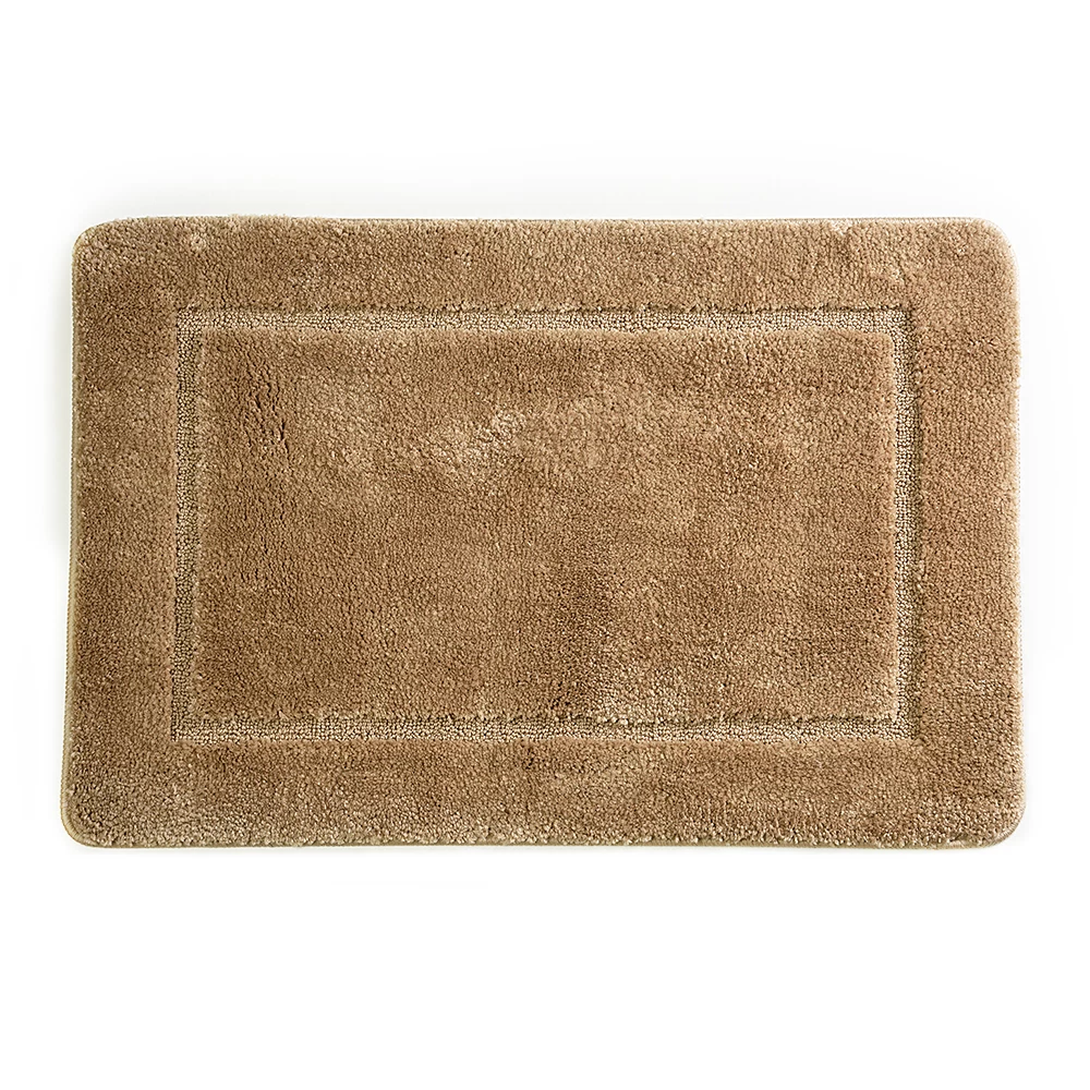 Коврик для ванной бежевый 90х60 см WasserKraft Lopau (BM-6014)