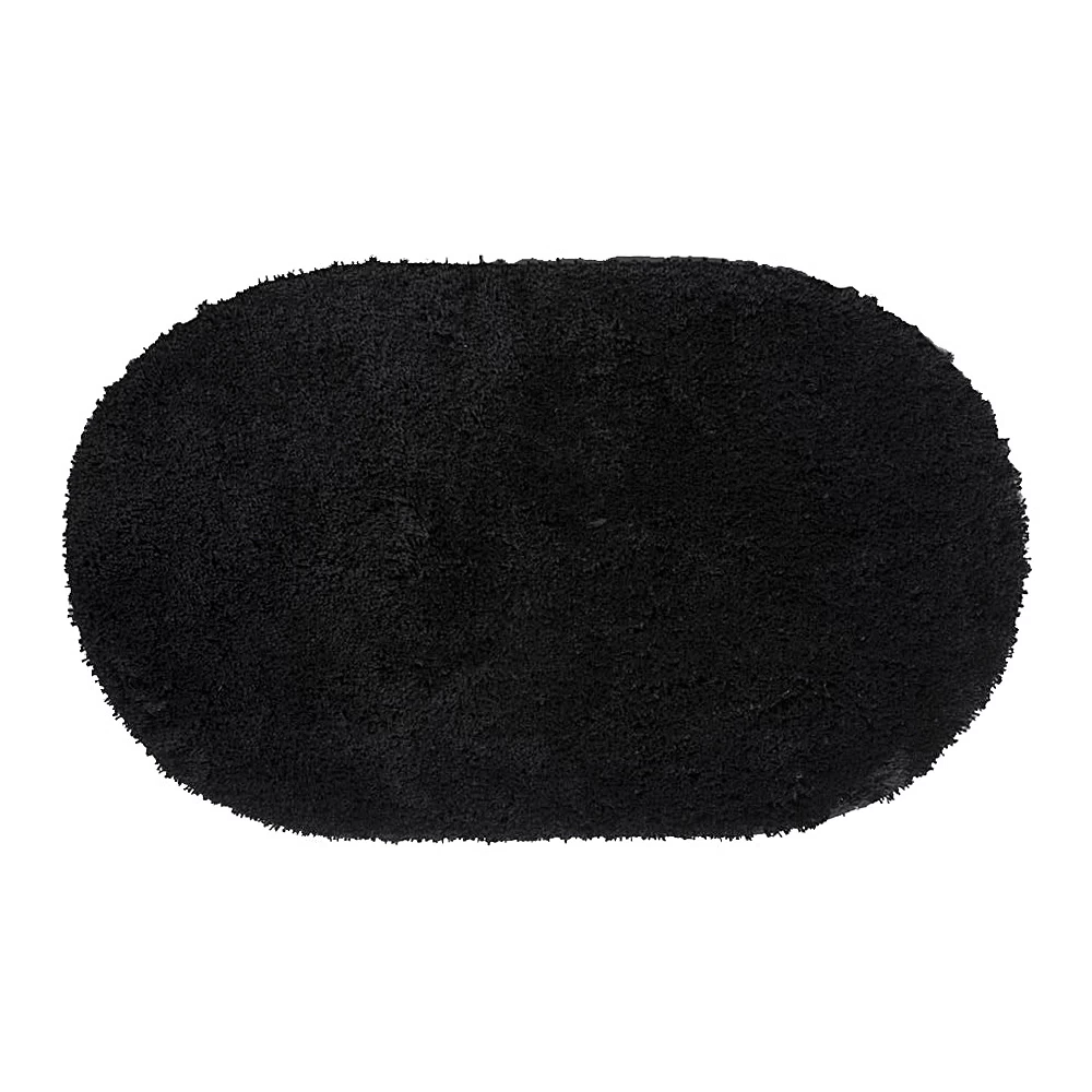 Коврик для ванной черный 100х60 см WasserKraft Dill (BM-3941)