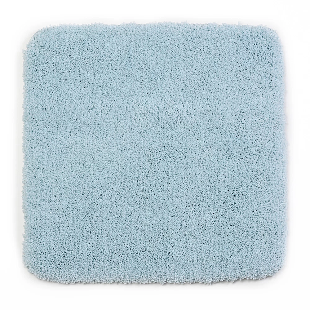 Коврик для ванной голубой 57х55 см WasserKraft Kammel (BM-8344)