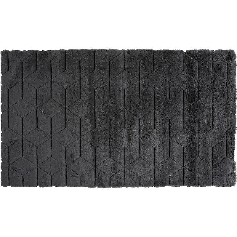 Коврик для ванной комнаты Fixsen Diamont 120x70 FX-9050V Графит