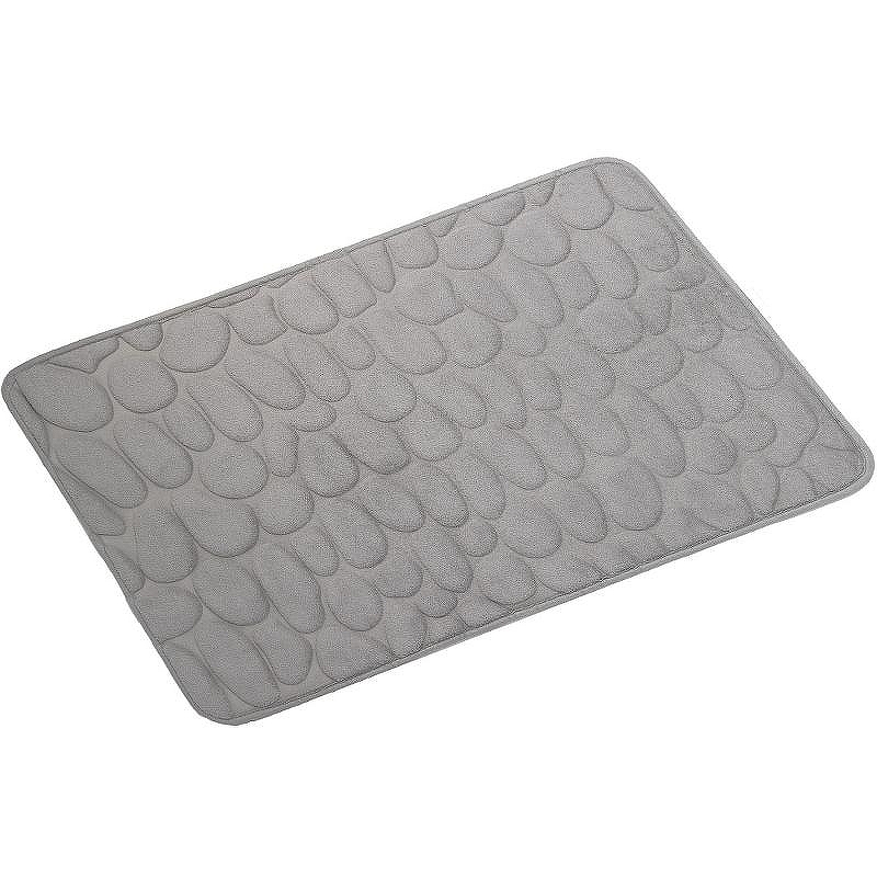 Коврик для ванной комнаты Grampus Stones 50х80 GR-3204K Серый