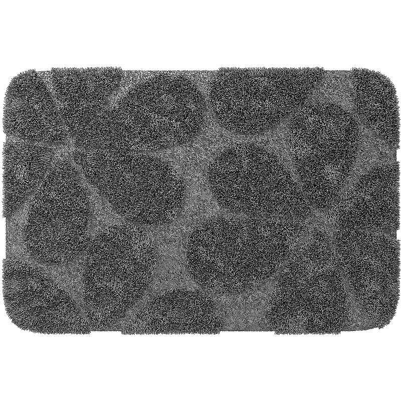 Коврик для ванной комнаты WasserKRAFT Diemel 90х60 BM-2212 Charcoal gray