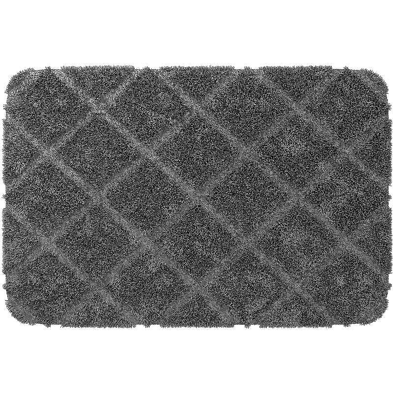 Коврик для ванной комнаты WasserKRAFT Lippe 90х60 BM-6512 Charcoal gray