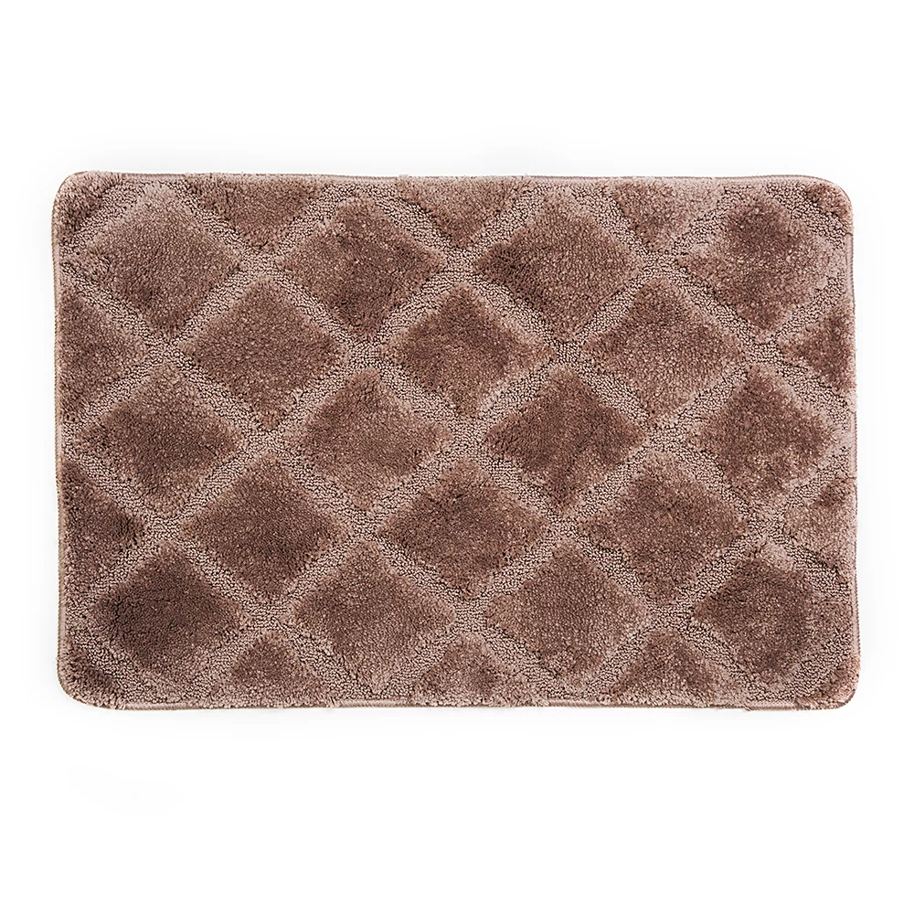 Коврик для ванной коричневый 90х60 см WasserKraft Lippe (BM-6515)