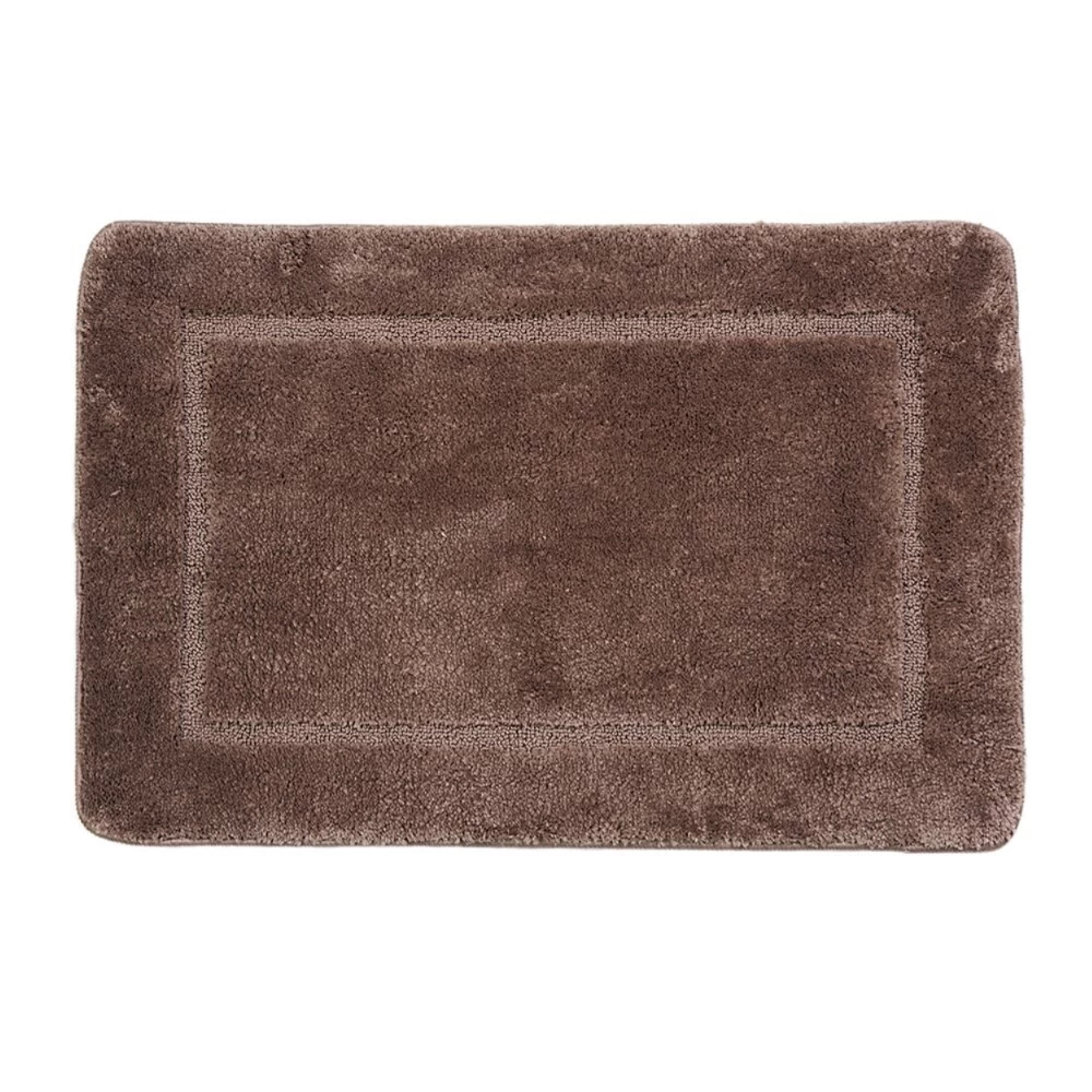 Коврик для ванной коричневый 90х60 см WasserKraft Lopau (BM-6015)
