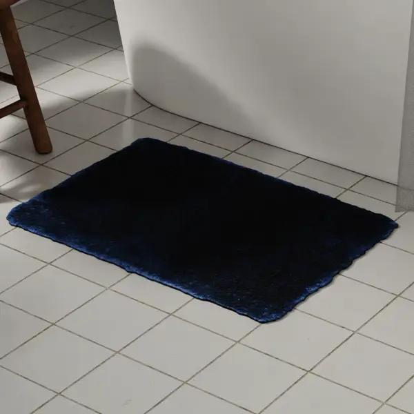 Коврик для ванной Lemer Simaxis 50x80 см цвет синий