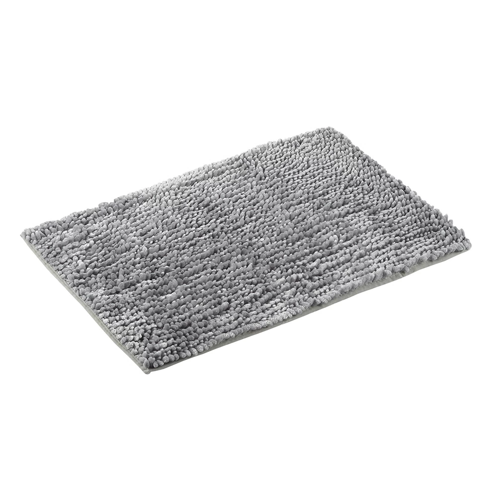 Коврик для ванной серебристый 80х50 см Fora Dreams (FOR-DREAMS-5080-SILVER)