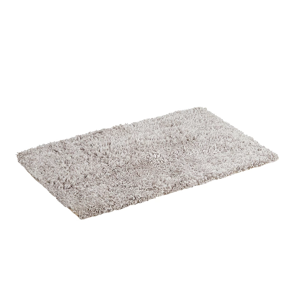 Коврик для ванной серый 100х60 см Fora Fluffy (FOR-COTTON-FLF-60-100GRWH)