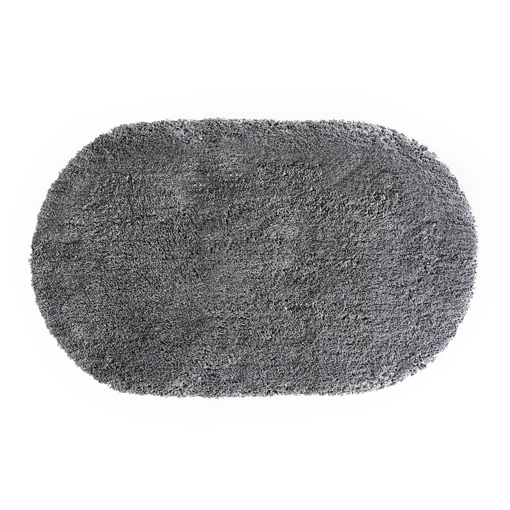 Коврик для ванной серый 100х60 см WasserKraft Dill (BM-3951)