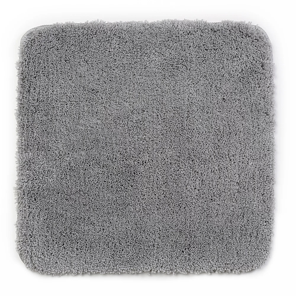 Коврик для ванной серый 57х55 см WasserKraft Kammel (BM-8342)
