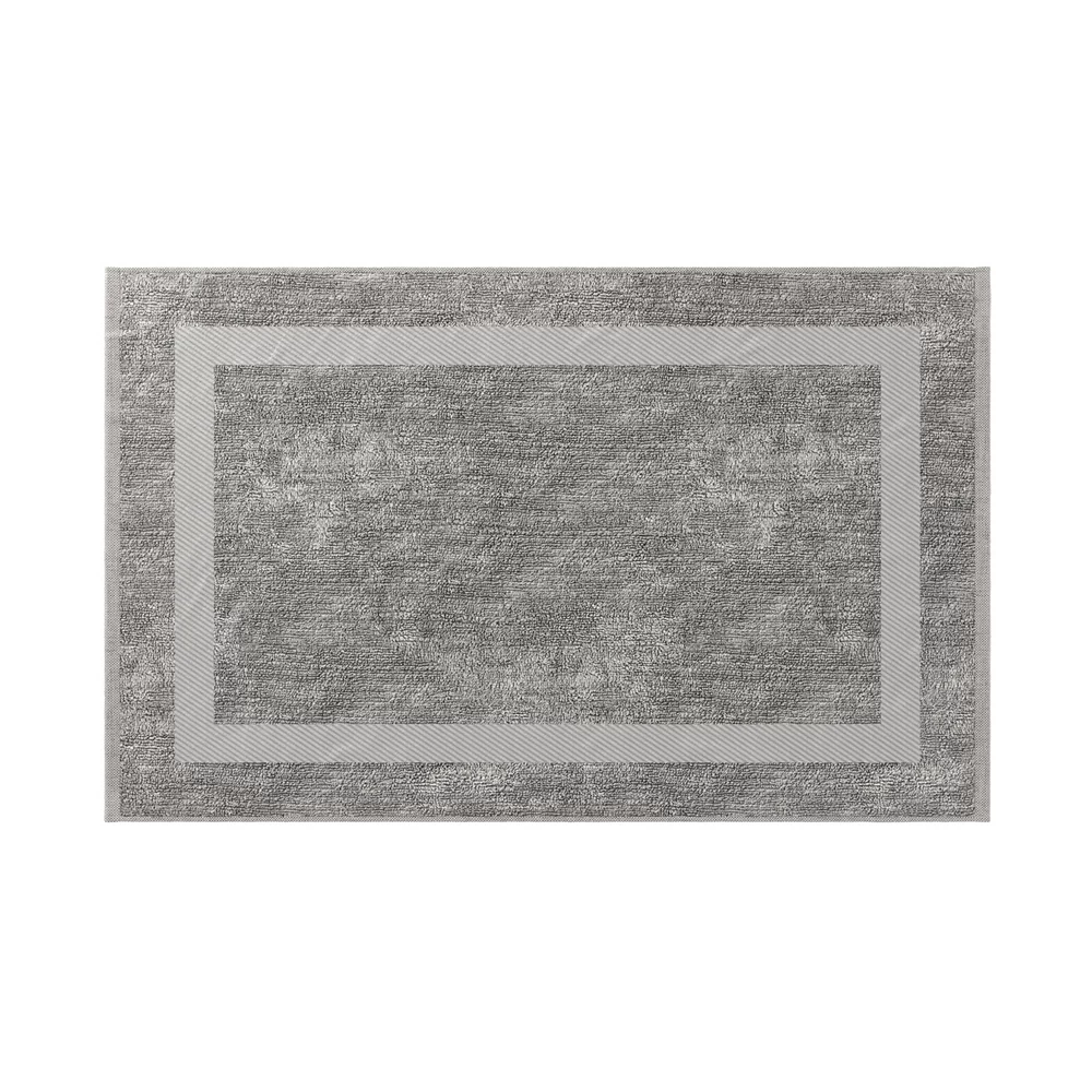 Коврик для ванной серый 80х50 см WasserKraft Neime (BM-1912)