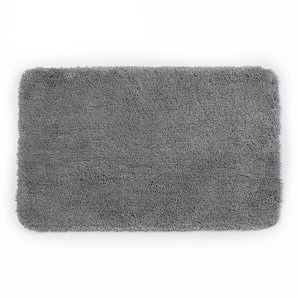 Коврик для ванной серый 90х57 см WasserKraft Kammel (BM-8312)