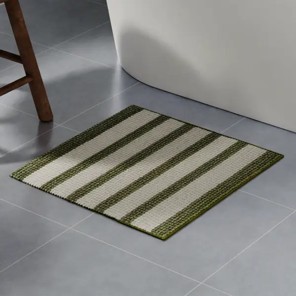 Коврик для ванной Verran Meridian 50x50 см цвет зеленый