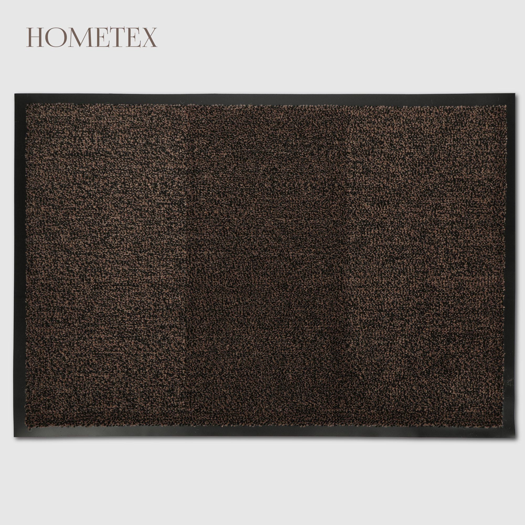 Коврик грязесборный Hometex 60x90 см fiesta br/bl