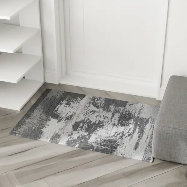 Коврик грязезащитный Stone ПВХ 60x90 см цвет серо-бежевый