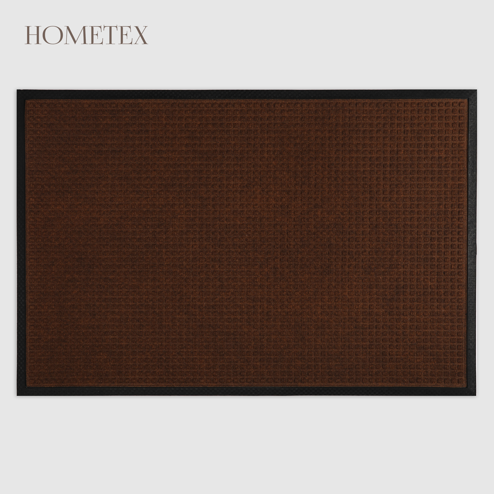 Коврик Hometex коричневый 80х120 см
